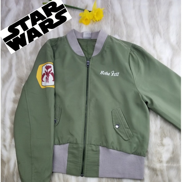 Star-Wars Boba Fett Bounty Hunter Bomber Jacket